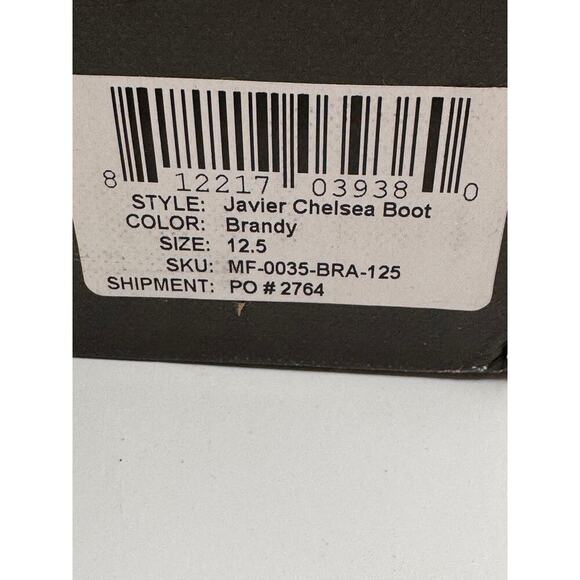 NISOLO Javier Chelsea Boot – Brandy Leather – Men’s Size 12.5 NEW in box - Picture 10 of 13